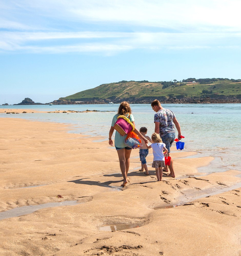 Family Day Out on Herm 